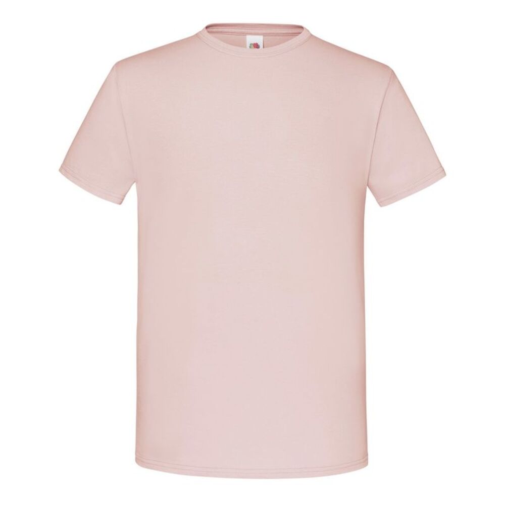 Fruit of the Loom Unisex Adult Iconic T-Shirt / Powder Rose